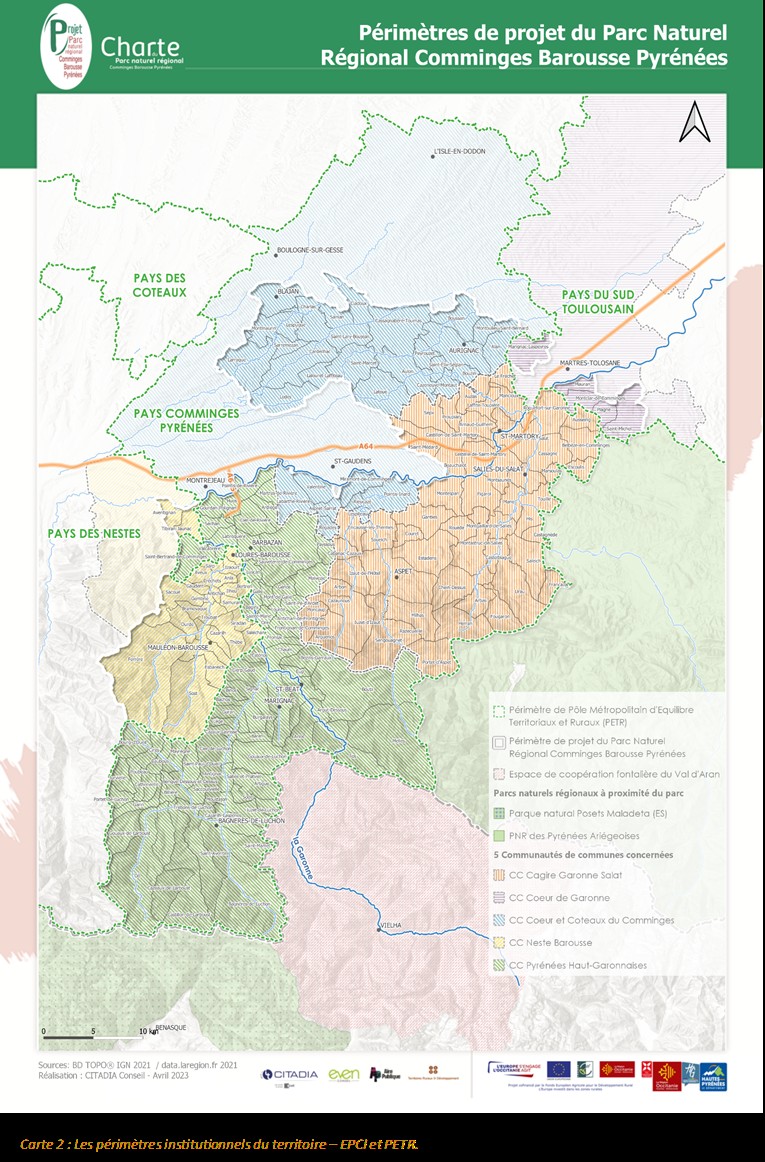 PNR Carte Administrative